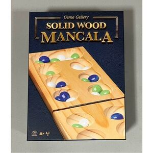 Game Gallery Solid Wood Mancala Board Game Set 🩵✨ #mancala #game #boardgame